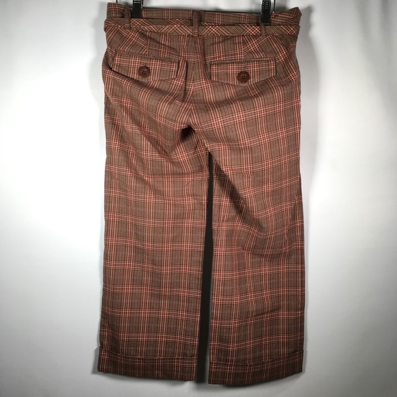 Abercrombie & Fitch Women’s Sz. 0 Plaid Trousers - Picture 5 of 6
